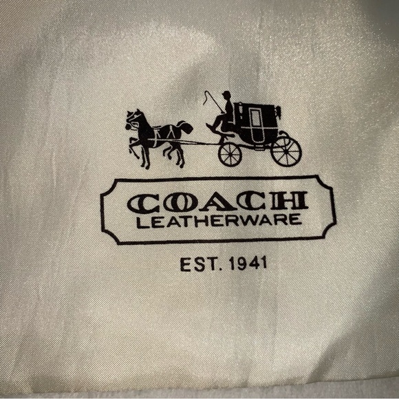 Coach silky drawstring bag bag cover 23 x 19 inches - Picture 2 of 7